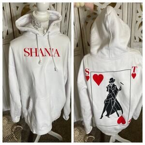 Shania Twain “Queen Of Me” 2023 Tour White Thick Hoodie Size XL
